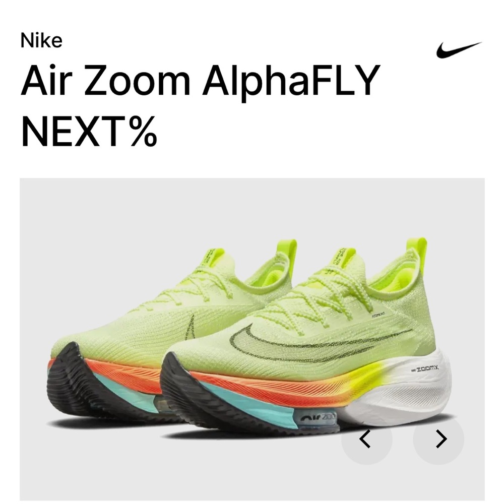 Nike zoom x alpha play green size 9.5 women’s